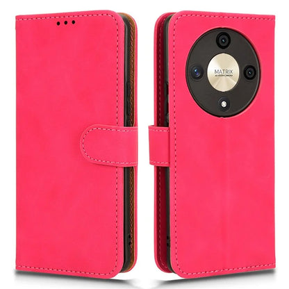 For Honor X9b 5G / Magic6 Lite 5G Case Skin-touch PU Leather Stand Wallet Cover
