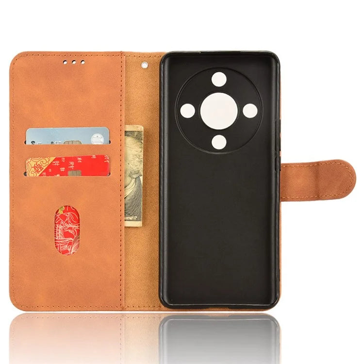 For Honor X9b 5G / Magic6 Lite 5G Case Skin-touch PU Leather Stand Wallet Cover