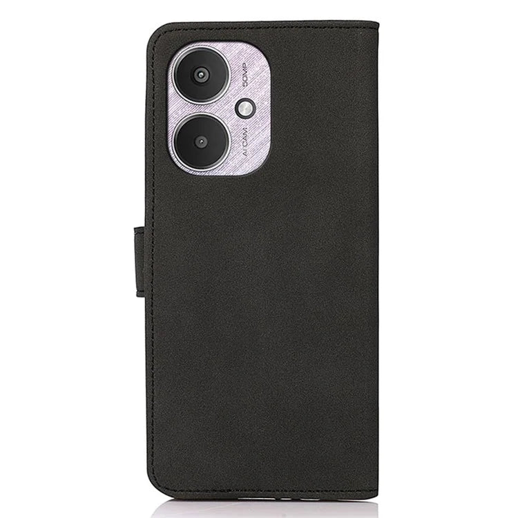 KHAZNEH For Xiaomi Redmi 13C 4G / 5G / Poco C65 4G Case Stand PU Leather Wallet Flip Phone Cover