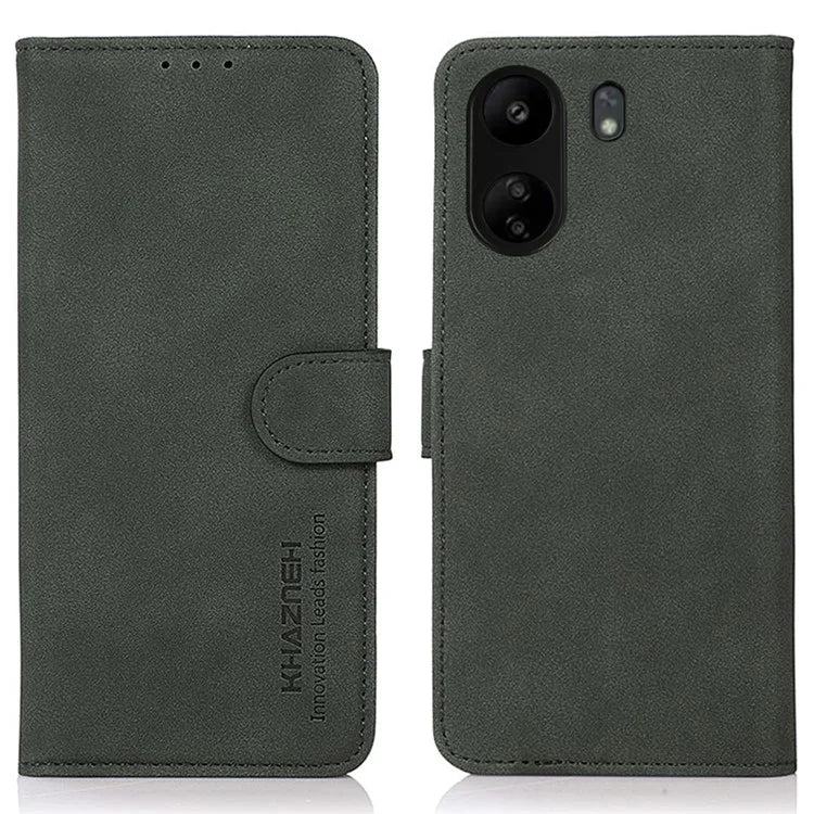KHAZNEH For Xiaomi Redmi 13C 4G / 5G / Poco C65 4G Case Stand PU Leather Wallet Flip Phone Cover