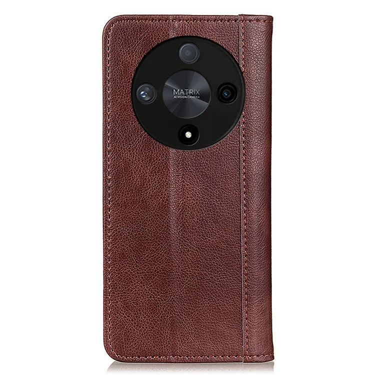 For Honor X9b 5G / Magic6 Lite 5G / X50 5G Case Litchi Texture Split Leather Shockproof Phone Cover