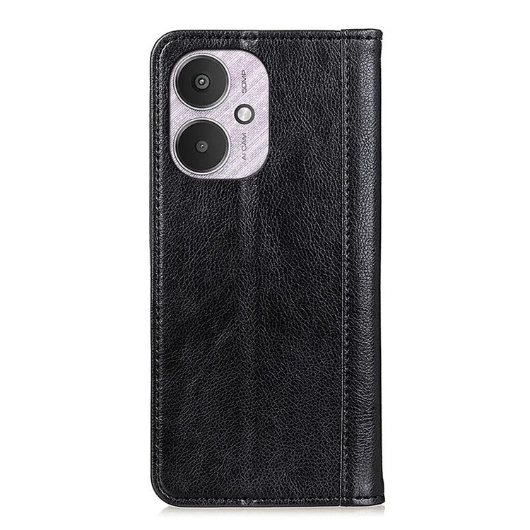 For Xiaomi Redmi 13C 4G / 5G / Poco C65 4G Case Split Leather Wallet Stand Protective Phone Cover