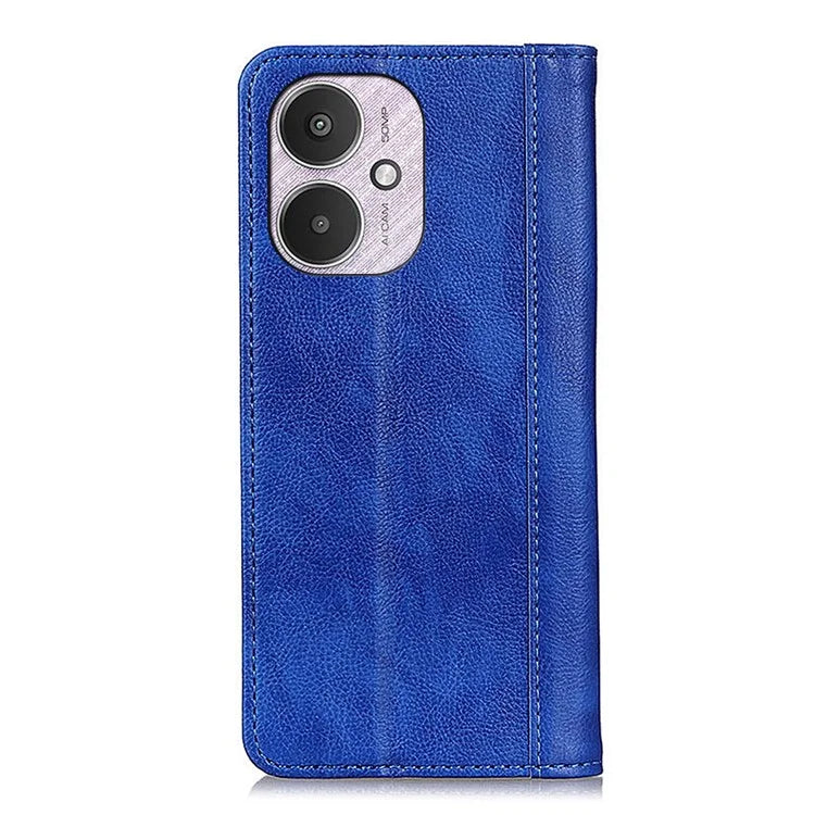 For Xiaomi Redmi 13C 4G / 5G / Poco C65 4G Case Split Leather Wallet Stand Protective Phone Cover