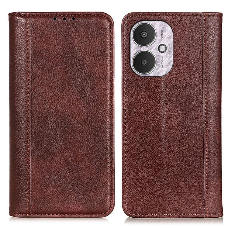 For Xiaomi Redmi 13C 4G / 5G / Poco C65 4G Case Split Leather Wallet Stand Protective Phone Cover