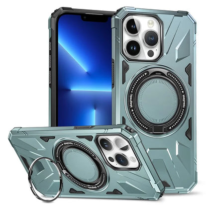 For iPhone 13 Pro 6.1 inch Case Anti-fall TPU+PC Phone Protective Cover with Rotatable Kickstand