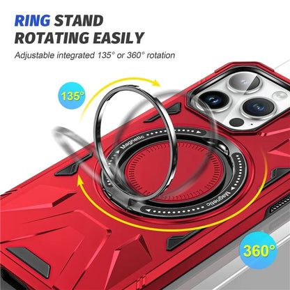 For iPhone 12 Pro 6.1 inch /  12 6.1 inch Case Shockproof TPU+PC Kickstand Phone Back Protector