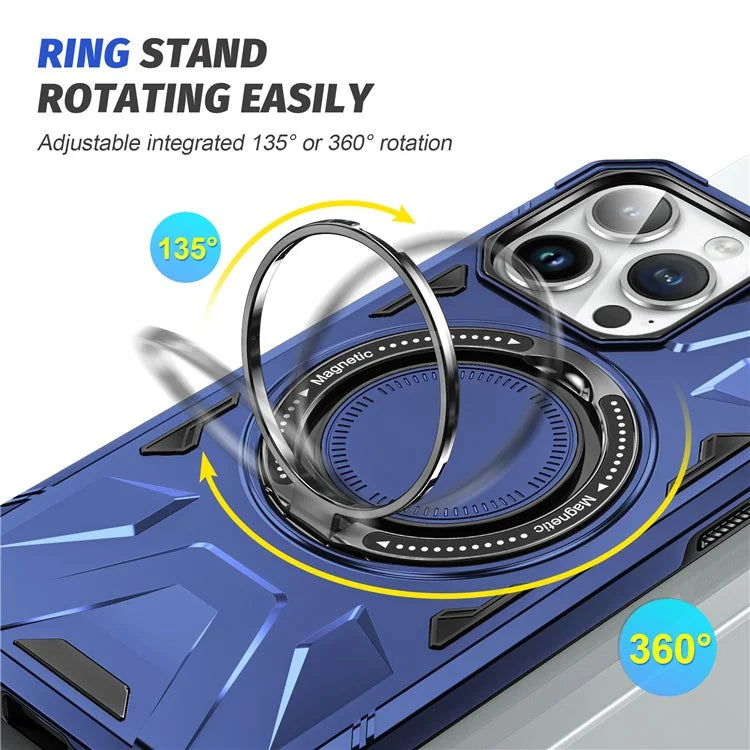 For iPhone 14 Pro Case Magnetic Scratch-resistant TPU+PC Mobile Phone Cover