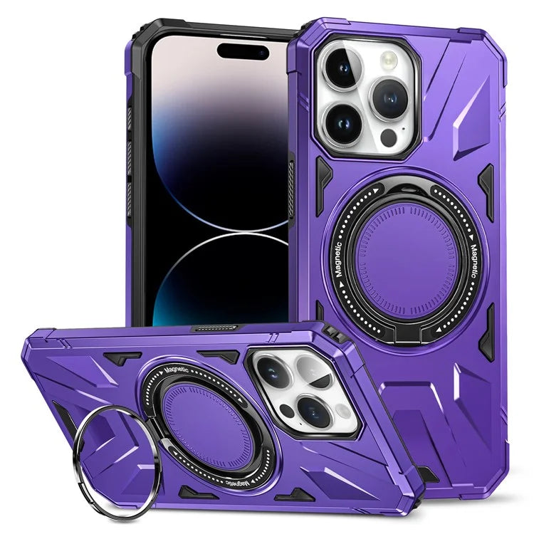 For iPhone 14 Pro Case Magnetic Scratch-resistant TPU+PC Mobile Phone Cover