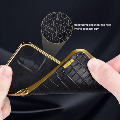 For Xiaomi Redmi Note 13 Pro 5G / Poco X6 5G Case Crocodile Texture Leather+TPU Ring Kickstand Phone Cover