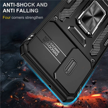 Armor Series For Samsung Galaxy S24+ Case Anti-fall PC+TPU Metal Kickstand Phone Shell Cover
