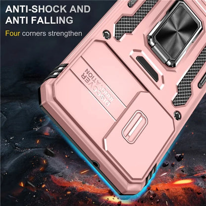 Armor Series For Samsung Galaxy S24+ Case Anti-fall PC+TPU Metal Kickstand Phone Shell Cover