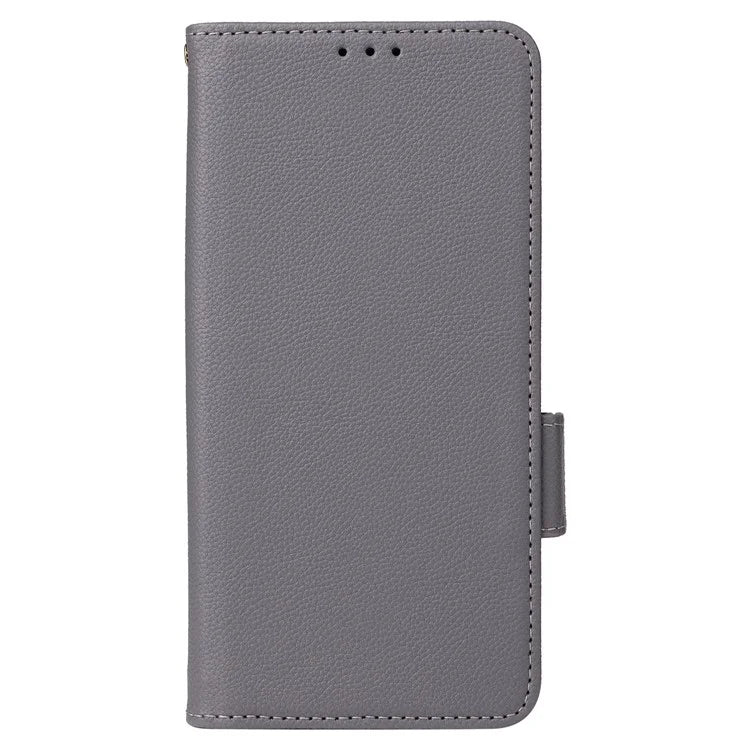 For Xiaomi 14 Pro Wallet Phone Case Magnetic Litchi Texture PU Leather Phone Cover with Strap