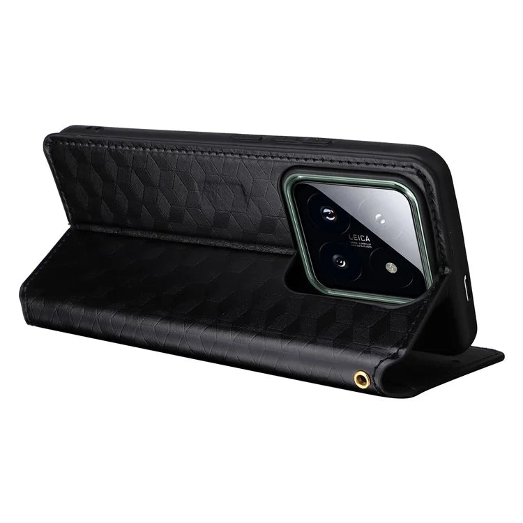 For Xiaomi 14 Pro Cell Phone Case Magnetic Closing Leather Wallet Phone Cover