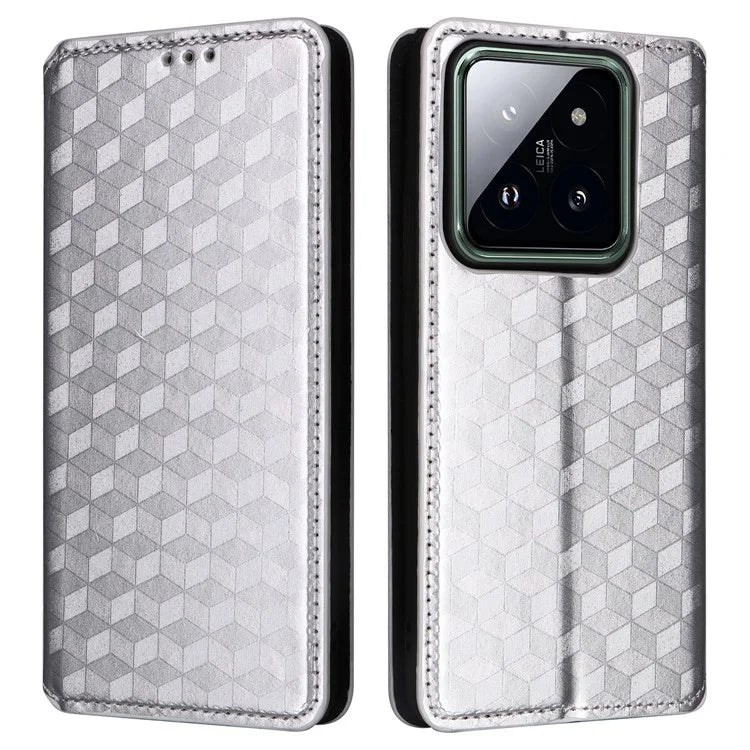 For Xiaomi 14 Pro Cell Phone Case Magnetic Closing Leather Wallet Phone Cover