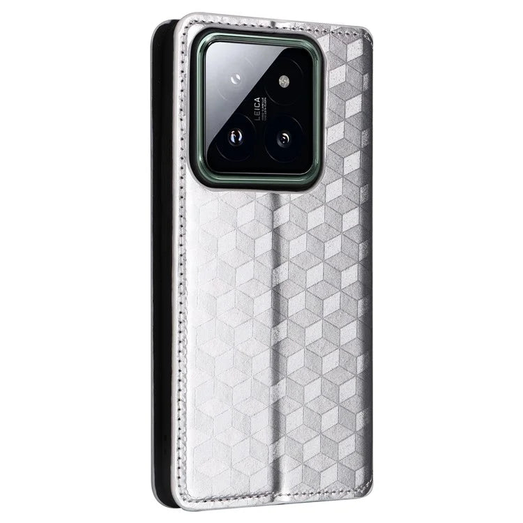 For Xiaomi 14 Pro Cell Phone Case Magnetic Closing Leather Wallet Phone Cover