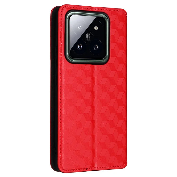 For Xiaomi 14 Pro Cell Phone Case Magnetic Closing Leather Wallet Phone Cover