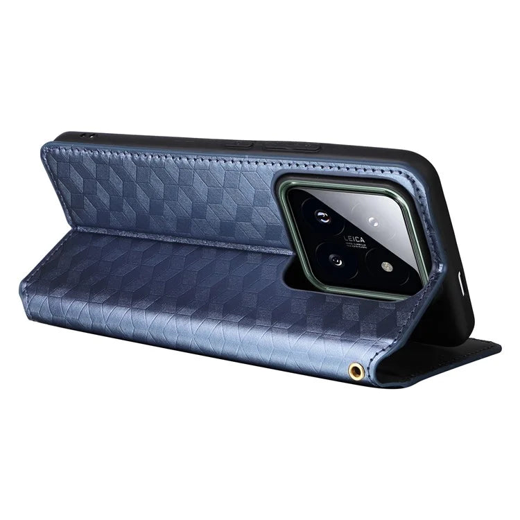 For Xiaomi 14 Pro Cell Phone Case Magnetic Closing Leather Wallet Phone Cover