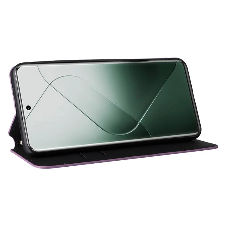 For Xiaomi 14 Pro Cell Phone Case Magnetic Closing Leather Wallet Phone Cover