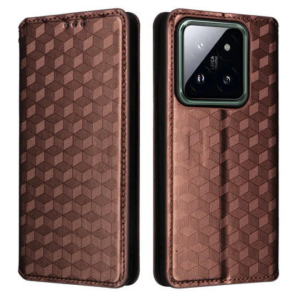 For Xiaomi 14 Pro Cell Phone Case Magnetic Closing Leather Wallet Phone Cover