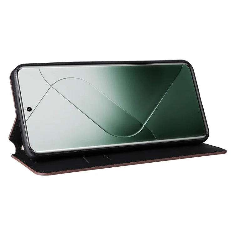 For Xiaomi 14 Pro Cell Phone Case Magnetic Closing Leather Wallet Phone Cover