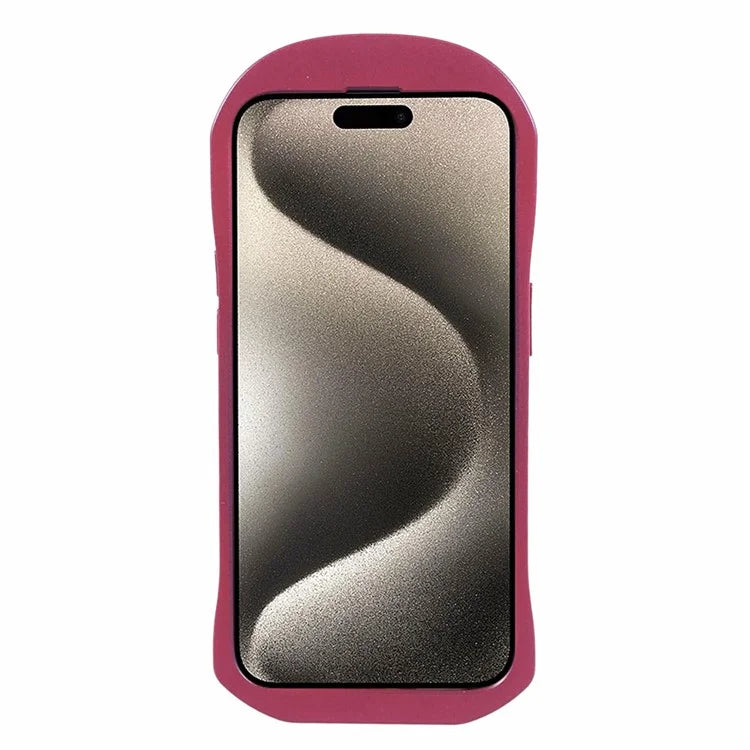 For iPhone 15 Pro Max Kickstand Cover Sports Car Shape Scratch Resistant Phone Case