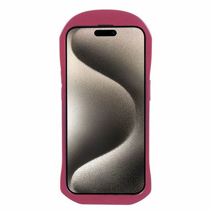 For iPhone 15 Pro Max Kickstand Cover Sports Car Shape Scratch Resistant Phone Case