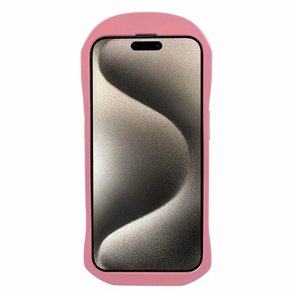 For iPhone 15 Pro Max Kickstand Cover Sports Car Shape Scratch Resistant Phone Case