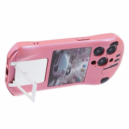 For iPhone 15 Pro Max Kickstand Cover Sports Car Shape Scratch Resistant Phone Case