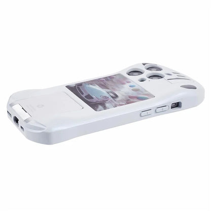 For iPhone 15 Pro Max Kickstand Cover Sports Car Shape Scratch Resistant Phone Case
