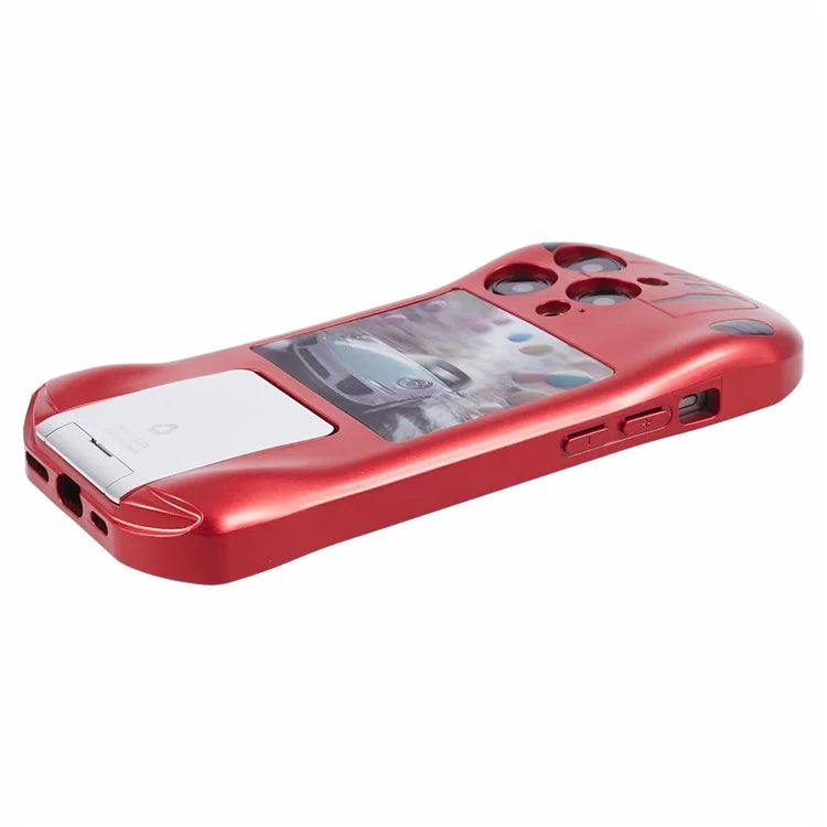 For iPhone 15 Pro Max Kickstand Cover Sports Car Shape Scratch Resistant Phone Case