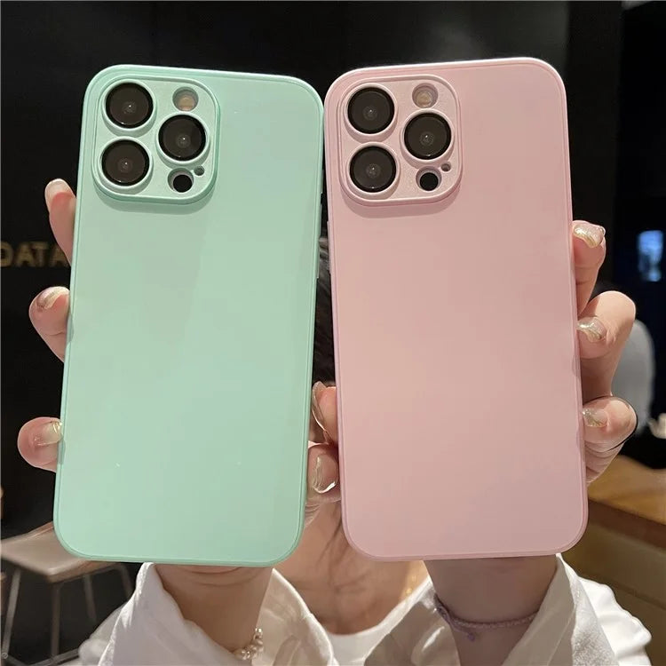 AG For iPhone 14 Pro Max Case Solid Color Anti-scratch Matte Phone Cover