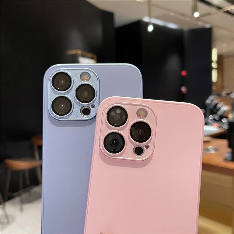 AG For iPhone 14 Pro Max Case Solid Color Anti-scratch Matte Phone Cover