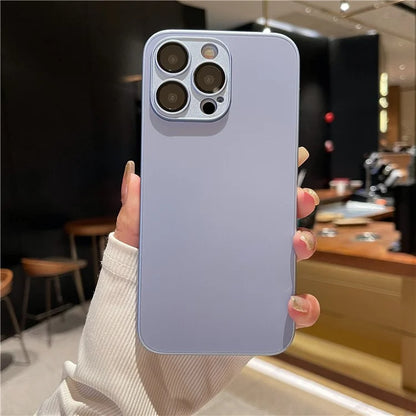 AG For iPhone 14 Pro Max Case Solid Color Anti-scratch Matte Phone Cover