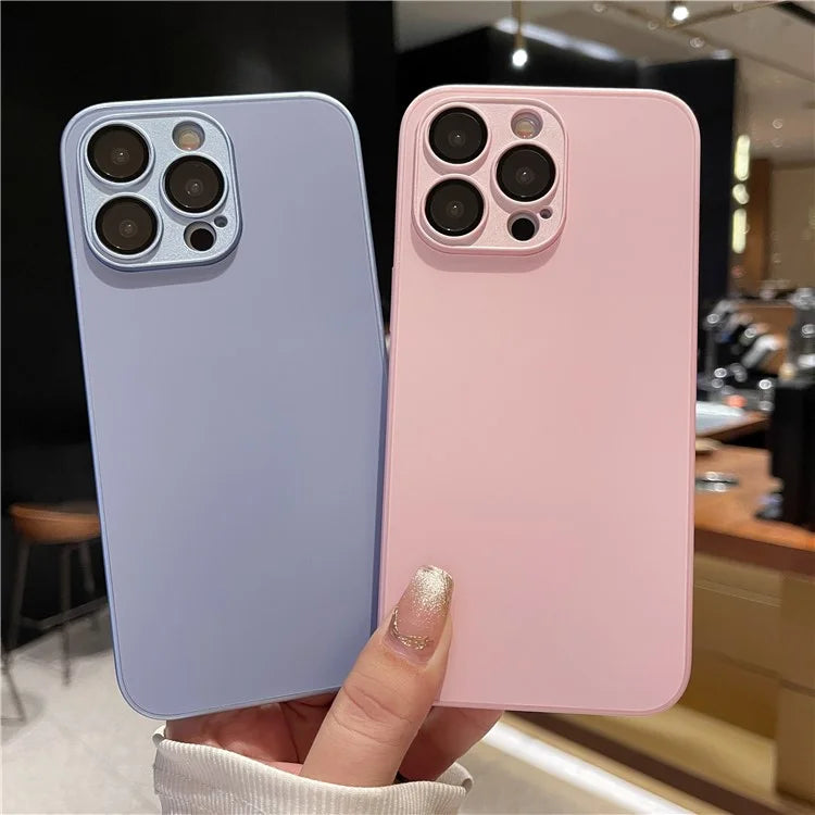 AG For iPhone 14 Pro Max Case Solid Color Anti-scratch Matte Phone Cover