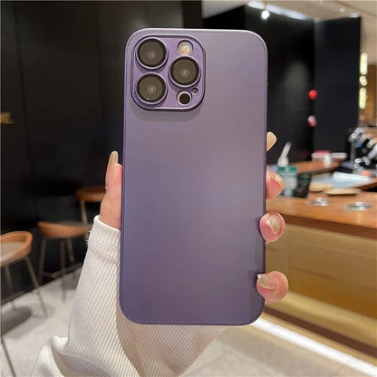 AG For iPhone 14 Pro Max Case Solid Color Anti-scratch Matte Phone Cover
