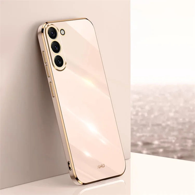XINLI For Samsung Galaxy S24+ Case Electroplated Anti-shock TPU Phone Cover