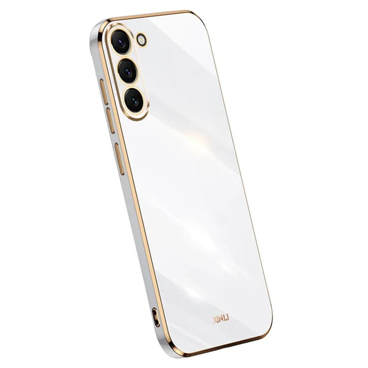 XINLI For Samsung Galaxy S24+ Case Electroplated Anti-shock TPU Phone Cover
