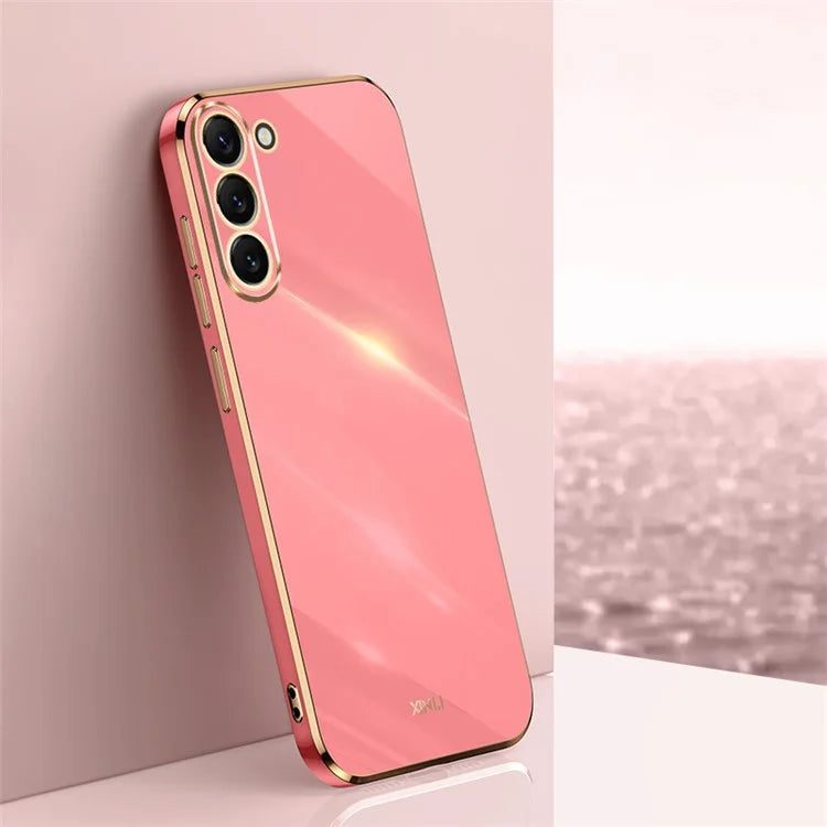 XINLI For Samsung Galaxy S24+ Case Electroplated Anti-shock TPU Phone Cover