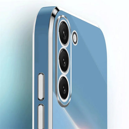 XINLI For Samsung Galaxy S24+ Case Electroplated Anti-shock TPU Phone Cover