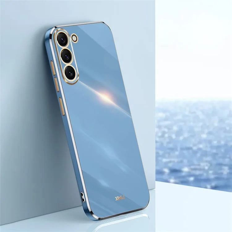 XINLI For Samsung Galaxy S24+ Case Electroplated Anti-shock TPU Phone Cover