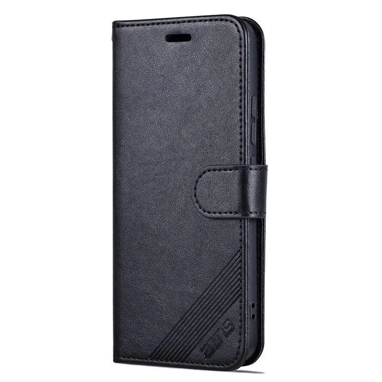 AZNS PU Leather Phone Shell for Xiaomi 14 Pro Case Anti-scratch Wallet Magnetic Phone Cover
