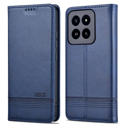 AZNS For Xiaomi 14 Pro Phone Case Magnetic Auto Closing Phone Wallet Phone Cover