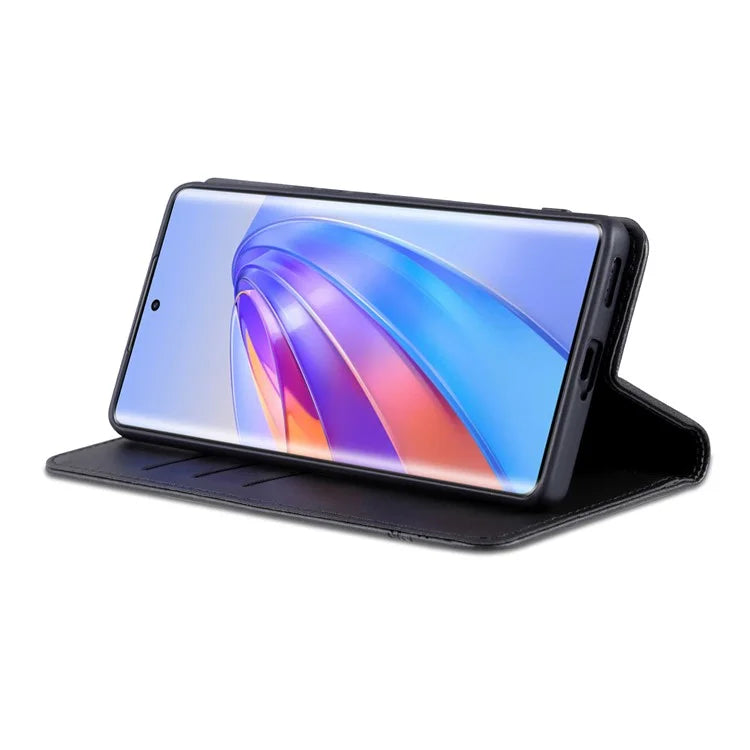 AZNS For Honor Play 50 Plus 5G Case Magnetic Closing Leather Wallet Phone Cover