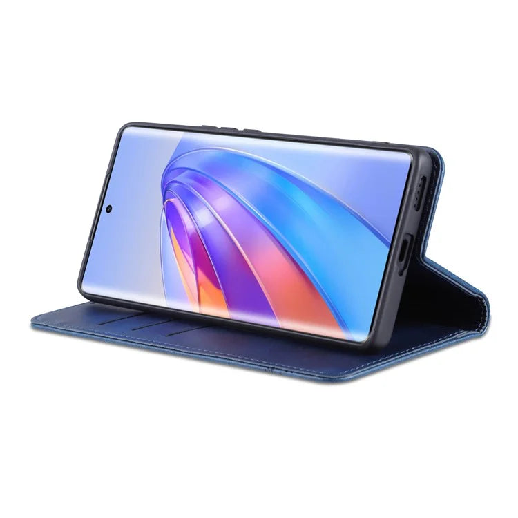 AZNS For Honor Play 50 Plus 5G Case Magnetic Closing Leather Wallet Phone Cover