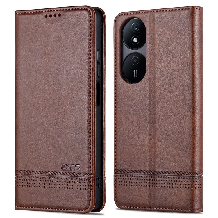 AZNS For Honor Play 50 Plus 5G Case Magnetic Closing Leather Wallet Phone Cover