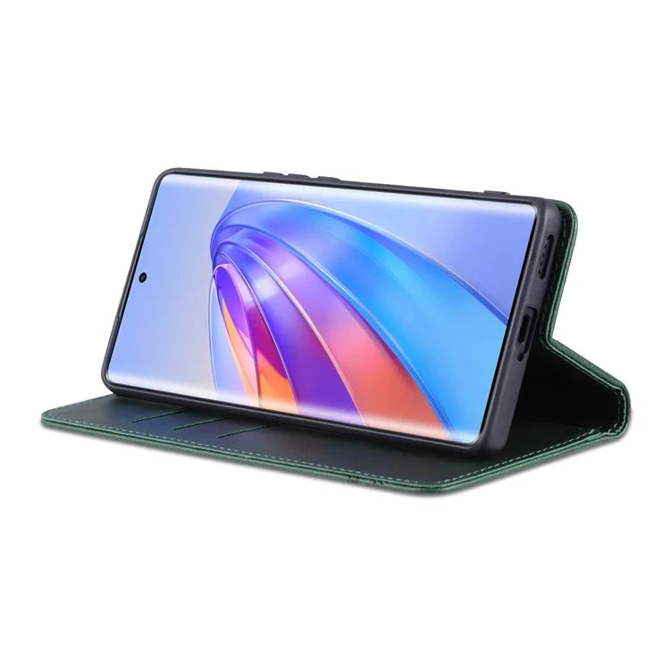 AZNS For Honor Play 50 Plus 5G Case Magnetic Closing Leather Wallet Phone Cover