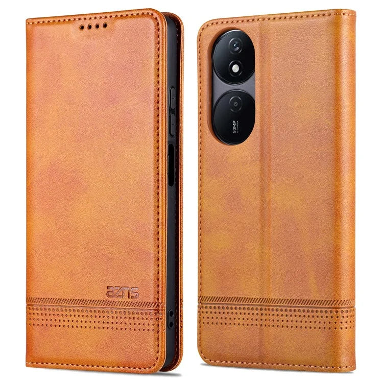 AZNS For Honor Play 50 Plus 5G Case Magnetic Closing Leather Wallet Phone Cover