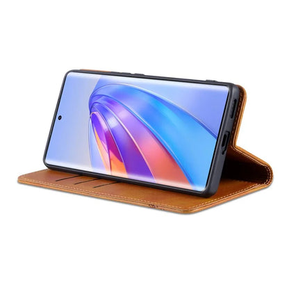 AZNS For Honor Play 50 Plus 5G Case Magnetic Closing Leather Wallet Phone Cover