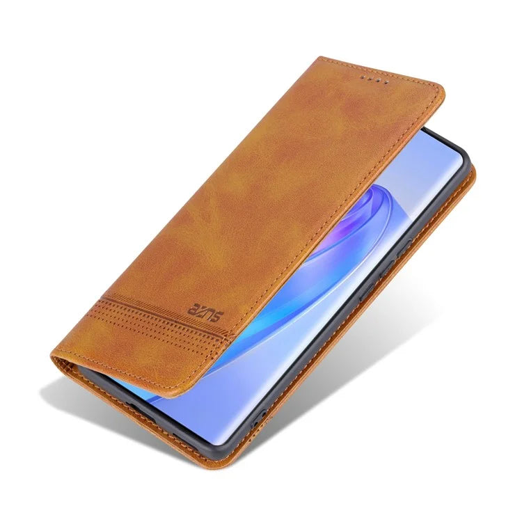 AZNS For Honor Play 50 Plus 5G Case Magnetic Closing Leather Wallet Phone Cover