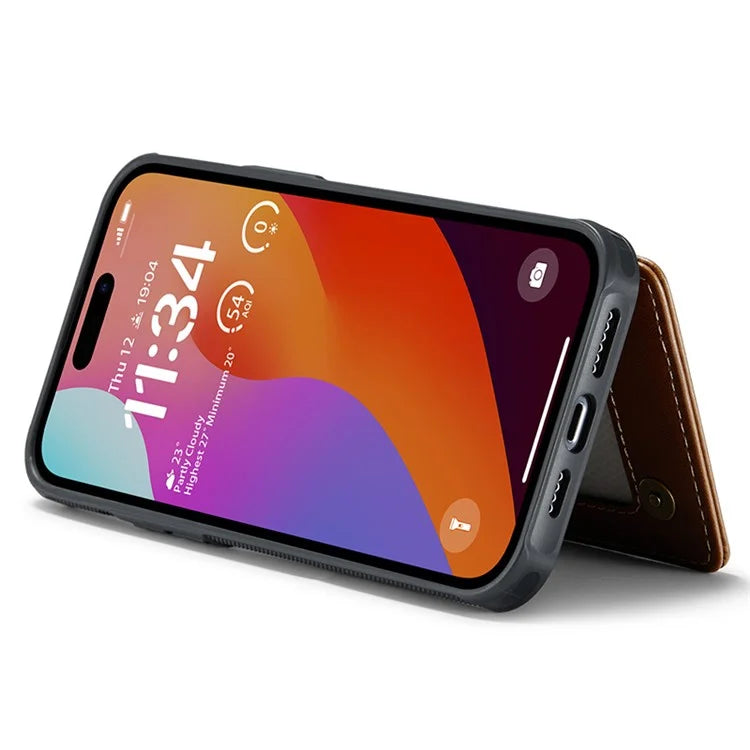 CASEME C22 Series for iPhone 15 Pro Max Case RFID Blocking Card Holder Phone Cover